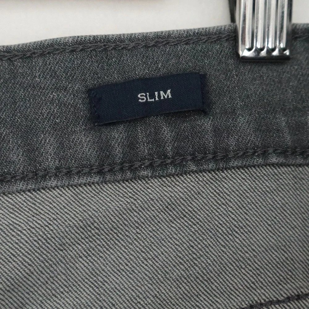 J.Crew Flex Slim Fit Gray Wash Denim Jeans Mens Size 32x34 Stretch